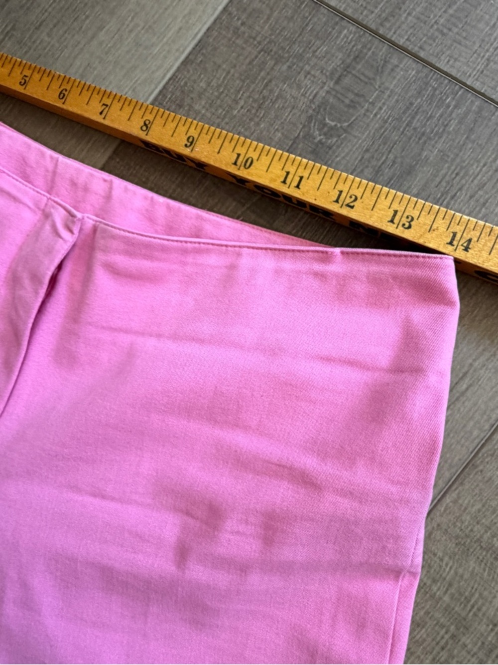 Lilly Pulitzer Pink Cotton Spandex Pants Women 2 Flat Front Straight Leg Palm - Picture 8 of 10